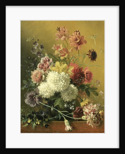 Still Life with Flowers by Georgius Jacobus Johannes van Os