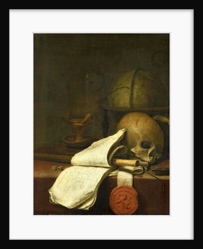 Vanitas still life by Pieter Symonsz. Potter