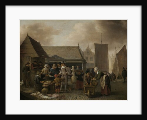 Fish Market by Hendrick Martensz. Sorgh