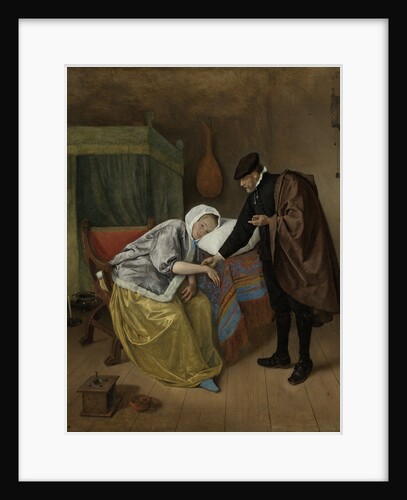 The Sick Woman by Jan Havicksz. Steen