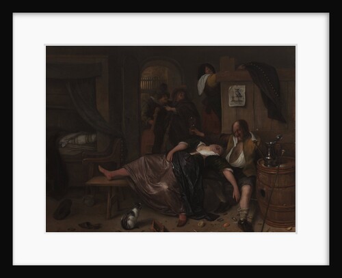 The Drunken Couple by Jan Havicksz. Steen