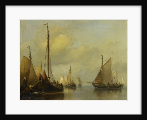 Fishing Boats on calm Water by Antonie Waldorp