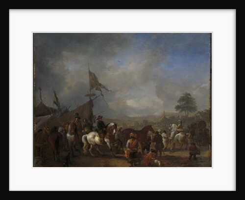 A Camp by Philips Wouwerman