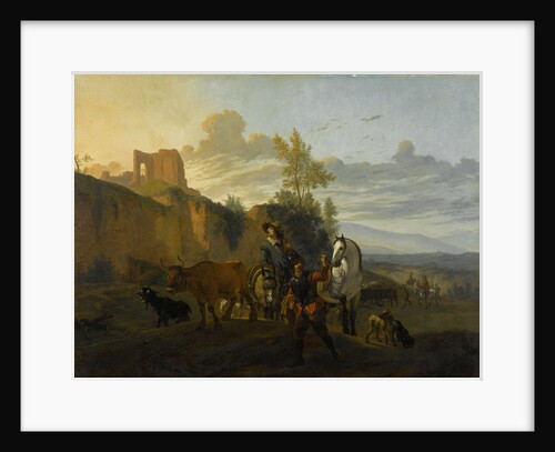 Italian Landscape with Soldiers by Karel Dujardin