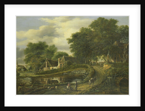 Landscape by Julien Joseph Ducorron