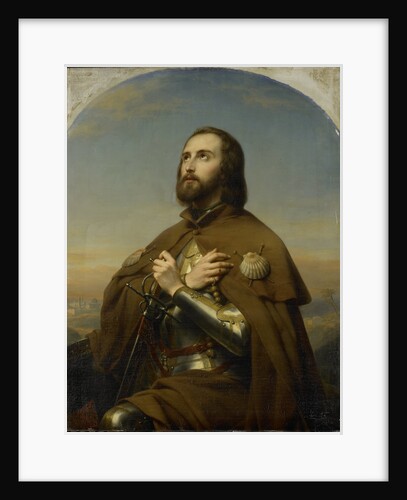 Eberhard, 1445-96, Duke of Württemberg as a pilgrim, the Holy Land by Nicaise De Keyser
