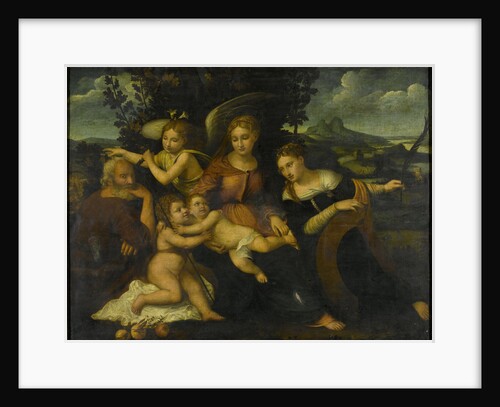 Holy Family with Saint Catherine by Francesco Torbido
