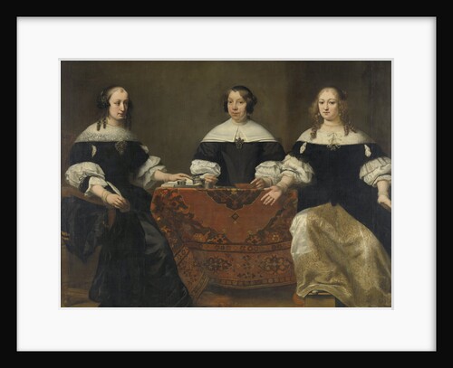 Portrait of the Three Regentesses of the Leprozenhuis, Amsterdam, The Netherlands by Ferdinand Bol