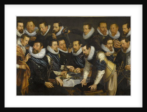 Officers and other civic guardsmen of the XIth District of Amsterdam by Jan Tengnagel