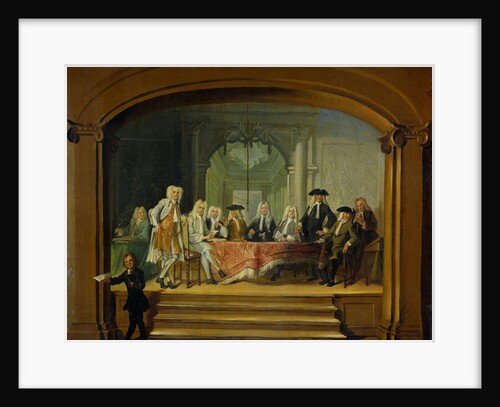 Regents of the Aalmoezeniersweeshuis Orphanage in Amsterdam, 1729 by Cornelis Troost