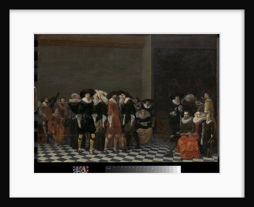 Wedding Feast, Fete in Honor of the Marriage of Adriaen Ploos van Amstel and Agnes van Bijler in 1616 by Willem Cornelisz. Duyster