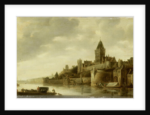 View of the Valkhof at Nijmegen, The Netherlands by Frans de Hulst