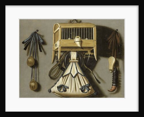 Still Life with Hunting Tackle by Johannes Leemans