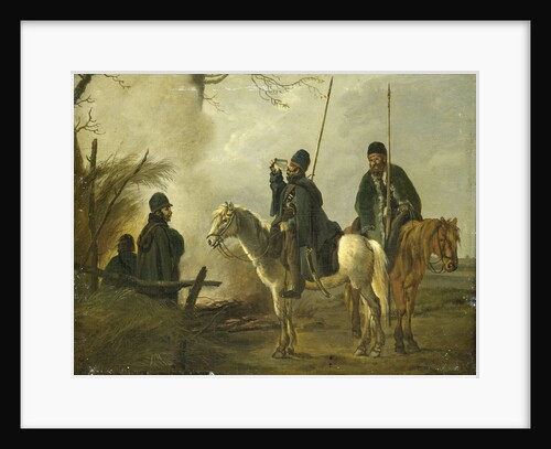 Cossack Outpost in 1813 by Pieter Gerardus van Os