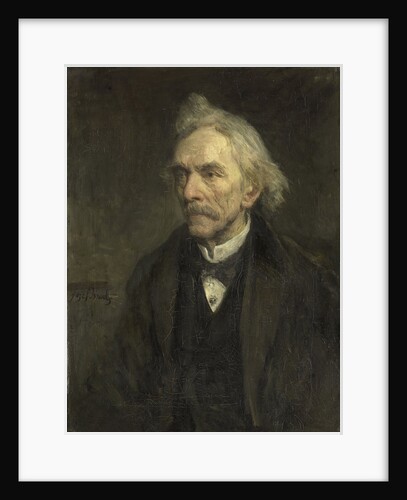 Louis Jacques Veltman, 1817-1907, actor by Jozef Israëls