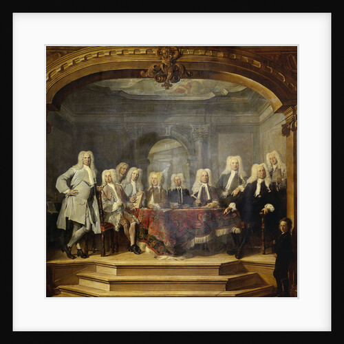 Regents of the Aalmoezeniersweeshuis Orphanage in Amsterdam, 1729, The Netherlands by Cornelis Troost