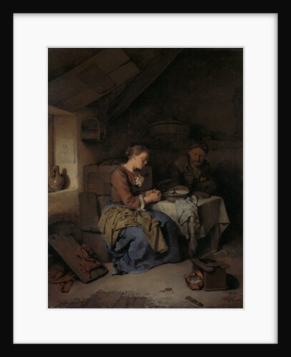 Saying Grace by Cornelis Pietersz. Bega