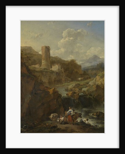 Italian Landscape by Nicolaes Pietersz. Berchem