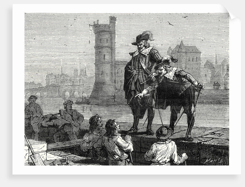 Salomon De Caus Performing the Functions of the King's Engineer in Paris by Anonymous
