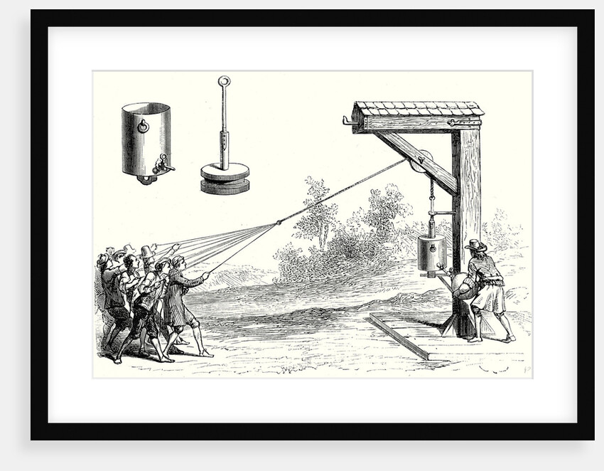 Experiments Made by Otto Von Guericke in 1654 in Front of the Prince of Auerberg by Anonymous
