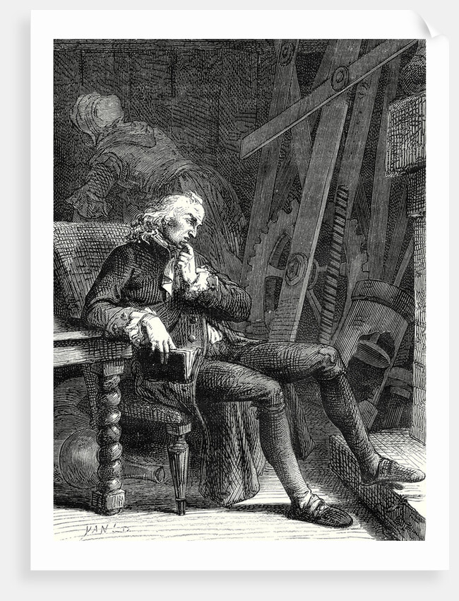 The Old Age and Misery of Denis Papin I Am Now Obliged Wrote Papin to Put My Machines in the Corner of My Poor Chimney. by Anonymous
