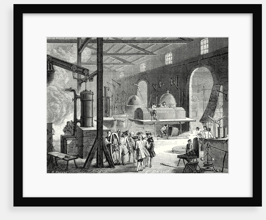 Workshops to Build Boulton and Watt Steam Engines at Soho Near Birmingham by Anonymous