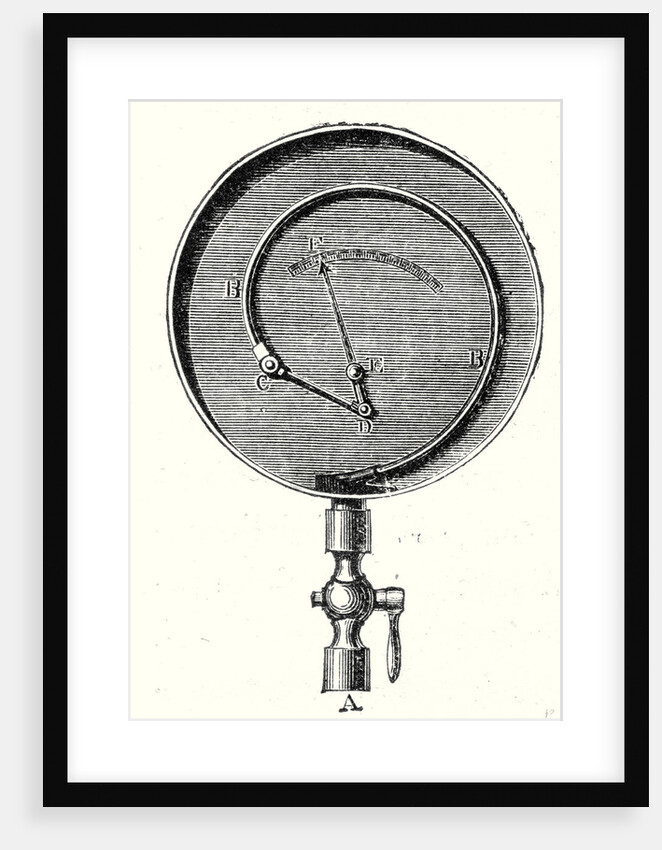 Bourdon Steel Gauge by Anonymous
