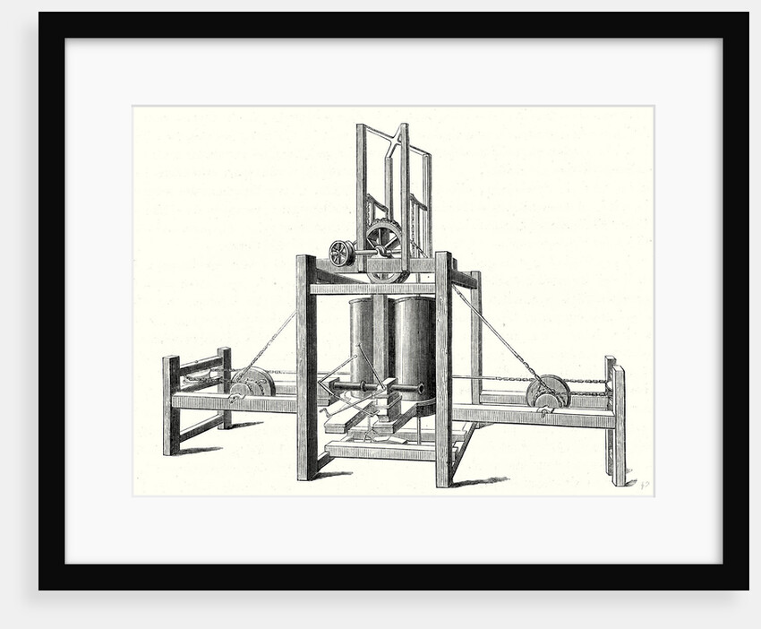 Mechanism of Miller Taylor and Symington's Steamboat's Engine by Anonymous