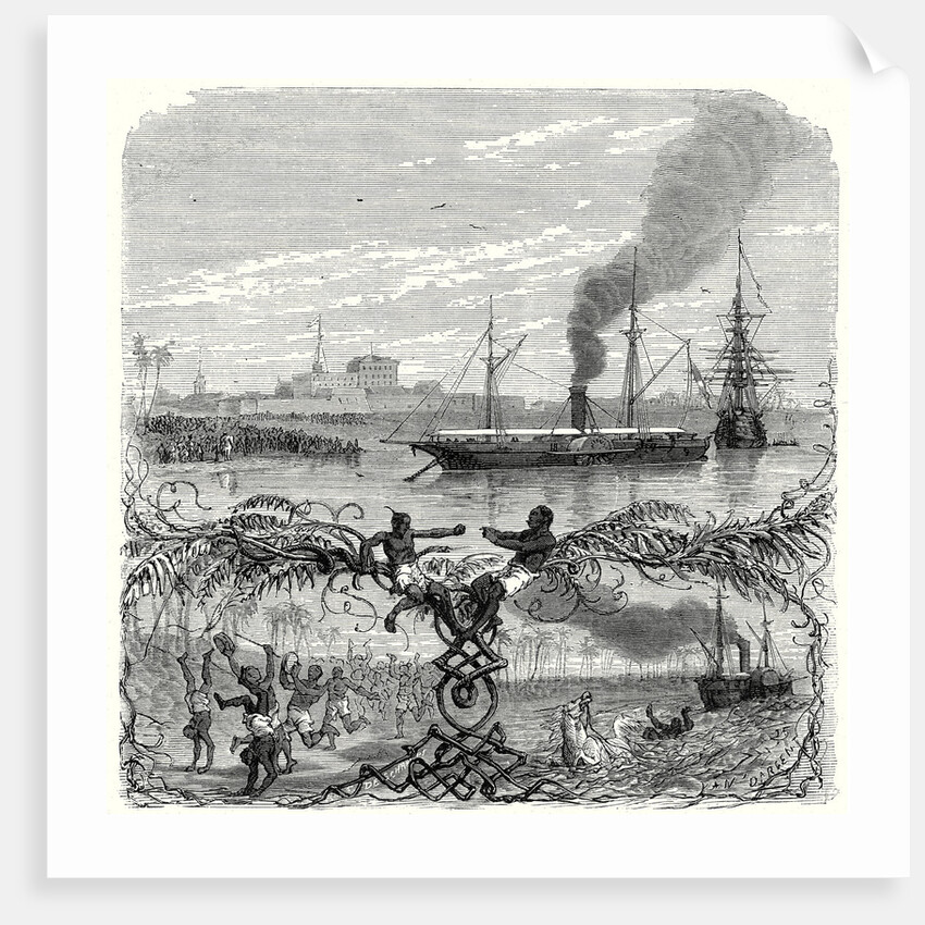 The First Steamship in Africa by Anonymous
