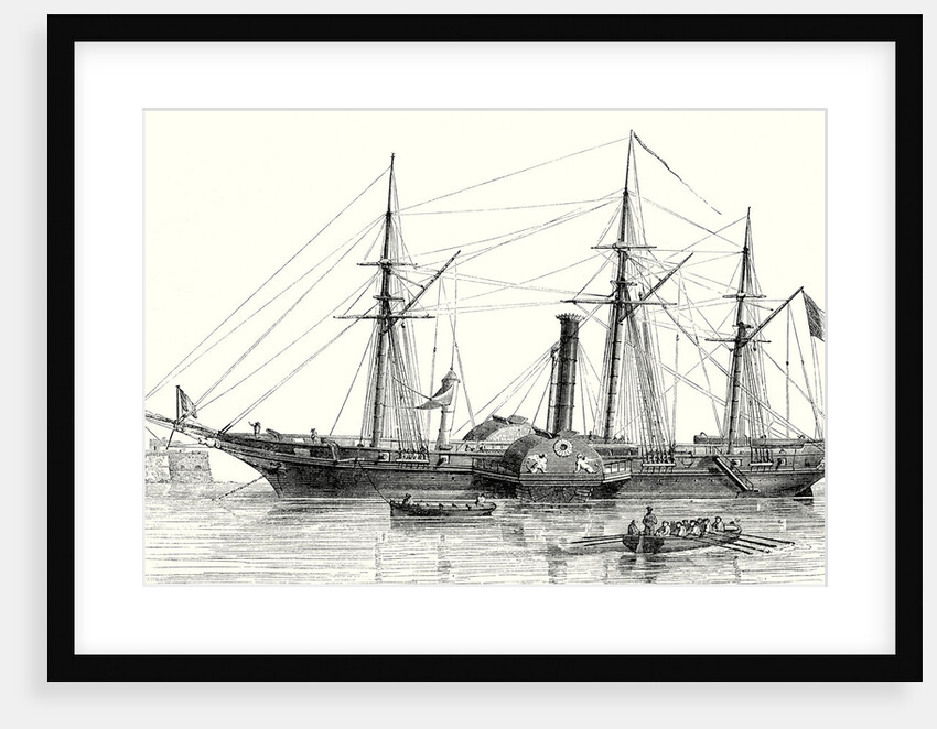 The 'sphinx' the First Steam Warship from the French Navy Built in 1830 by Anonymous