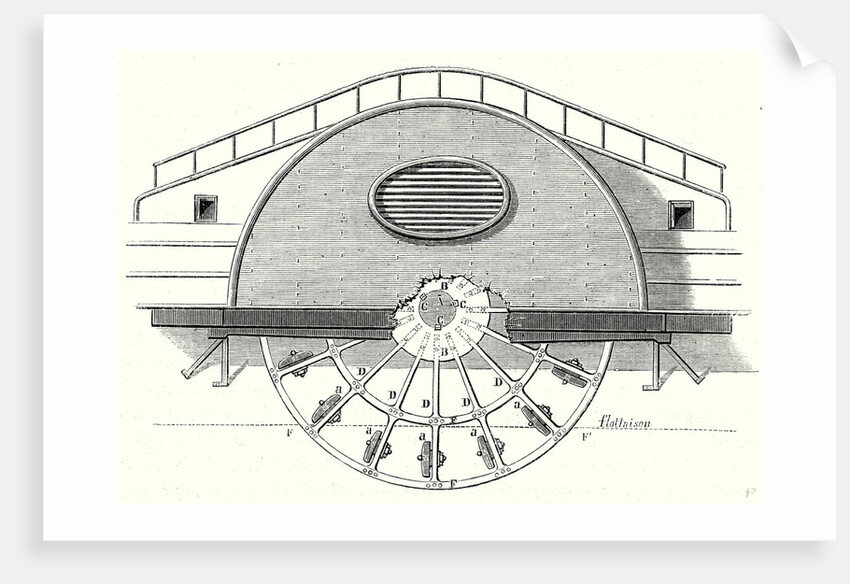 Impeller of a Steamboat by Anonymous