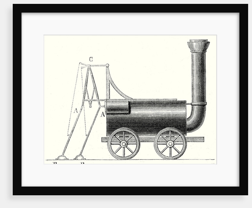 Brunton's Locomotive with Crutches by Anonymous