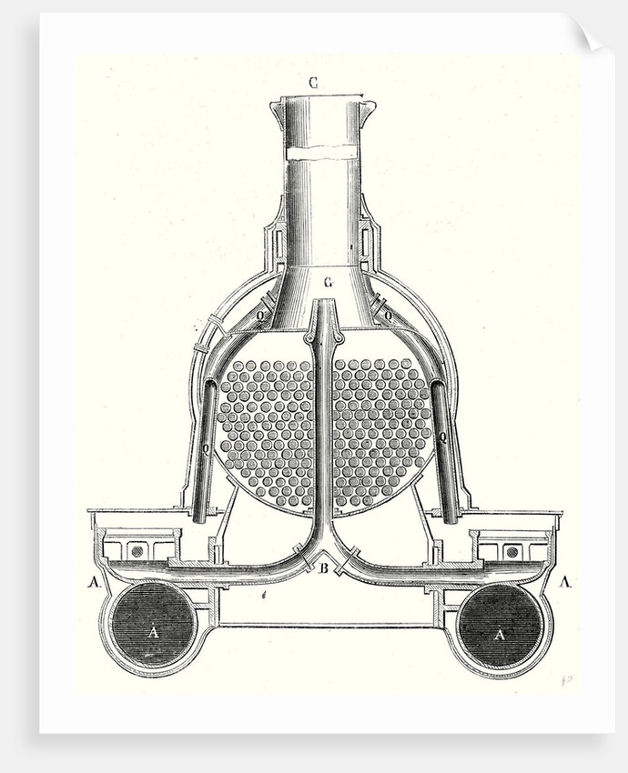 The Front of a Locomotive or the Smokebox by Anonymous