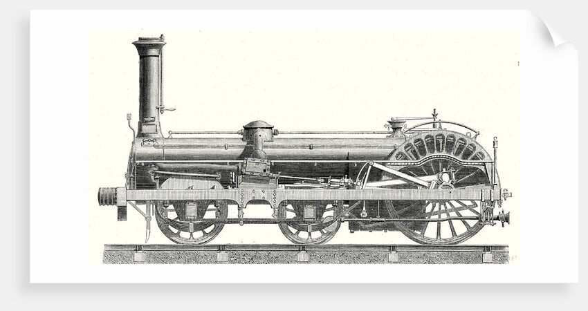 Crampton Locomotive by Anonymous