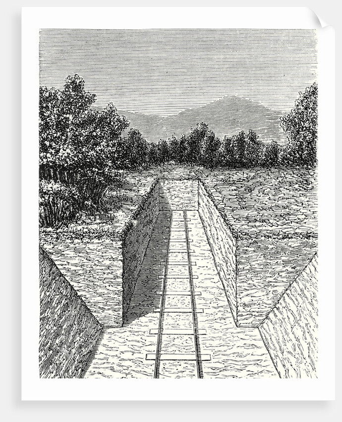 Railway Trench by Anonymous