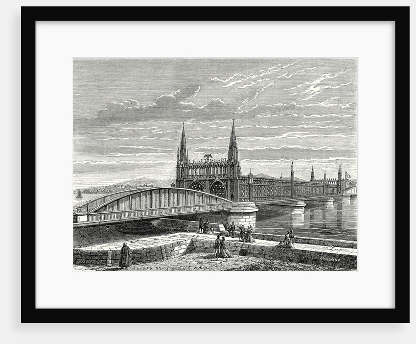 Bridge Over the Rhine Between Strasbourg and Kehl by Anonymous