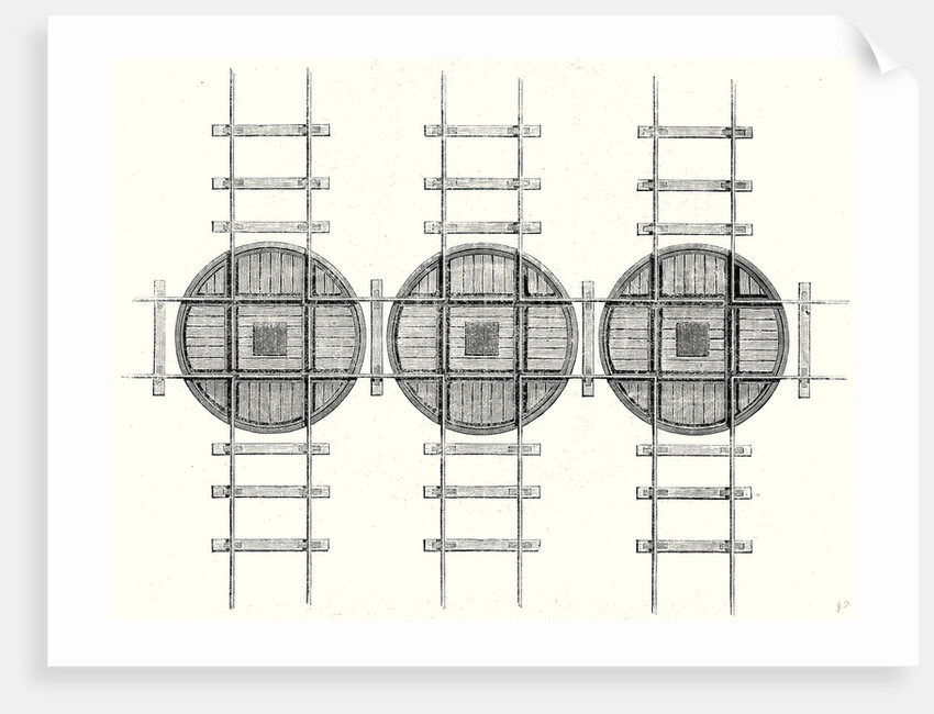 Rectangular Railway Turning Plates by Anonymous