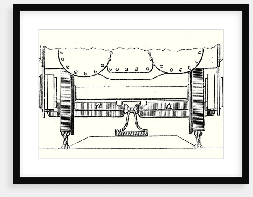 Cross Section of the Rails of the Mont Cenis Railway by Anonymous