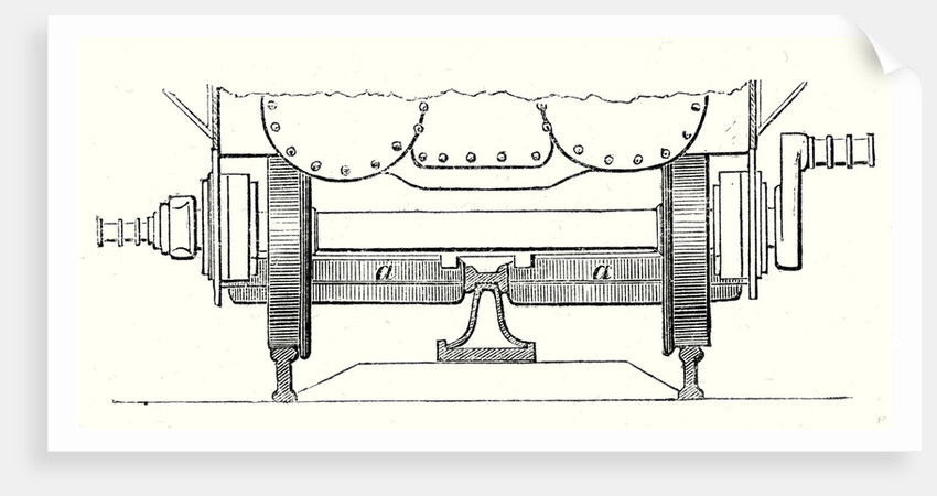 Cross Section of the Rails of the Mont Cenis Railway by Anonymous