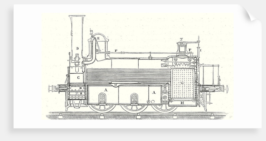 Cross Section of the Locomotive that is Used at Saint-Germain by Anonymous