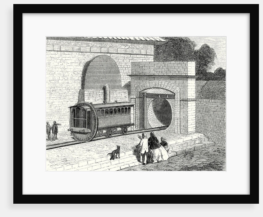 Entrance of the Atmospheric London to Sydenham Railway Established in 1865 by Anonymous