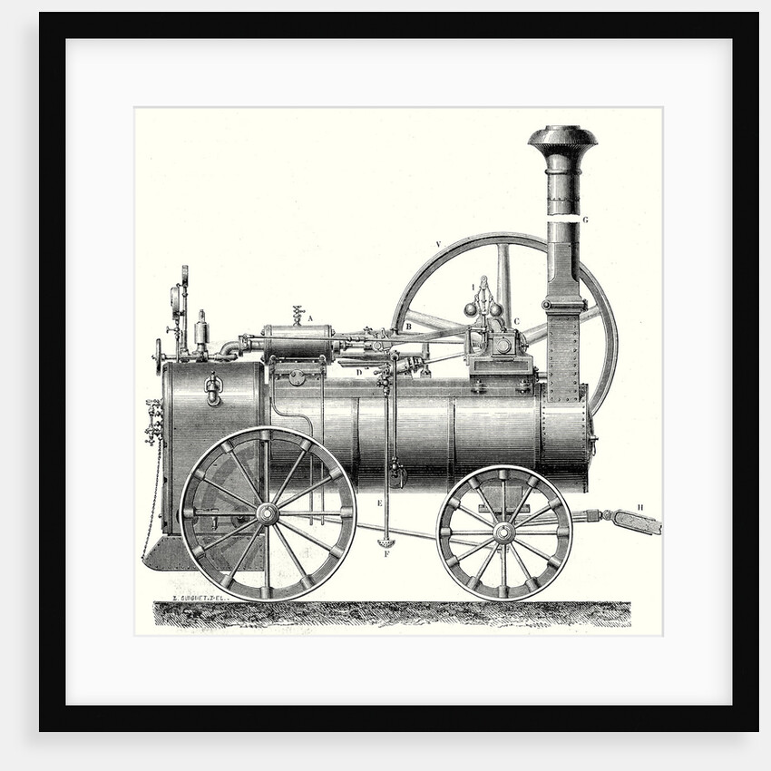 M. Calla's Traction Engine by Anonymous