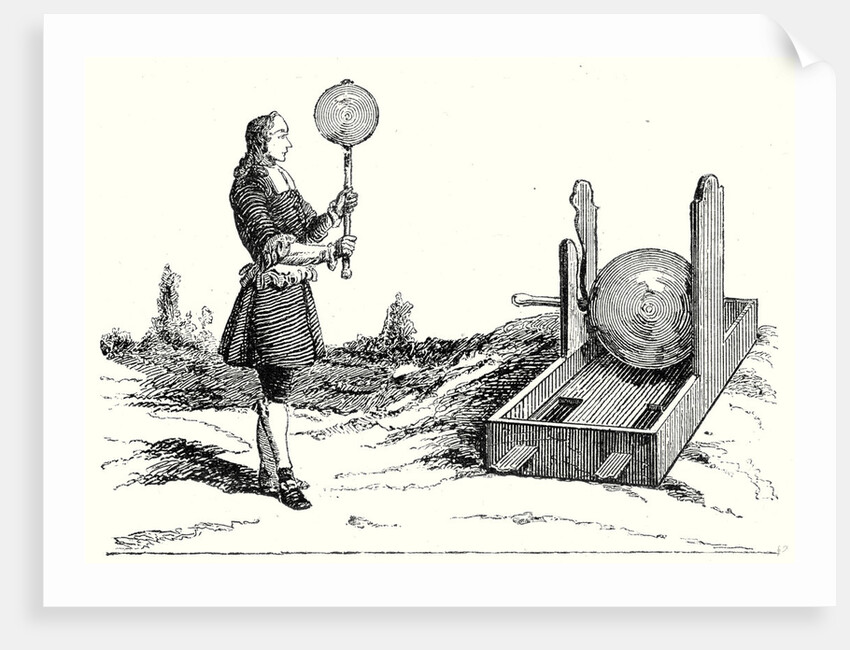 Electric Machine of Otto Von Guericke by Anonymous