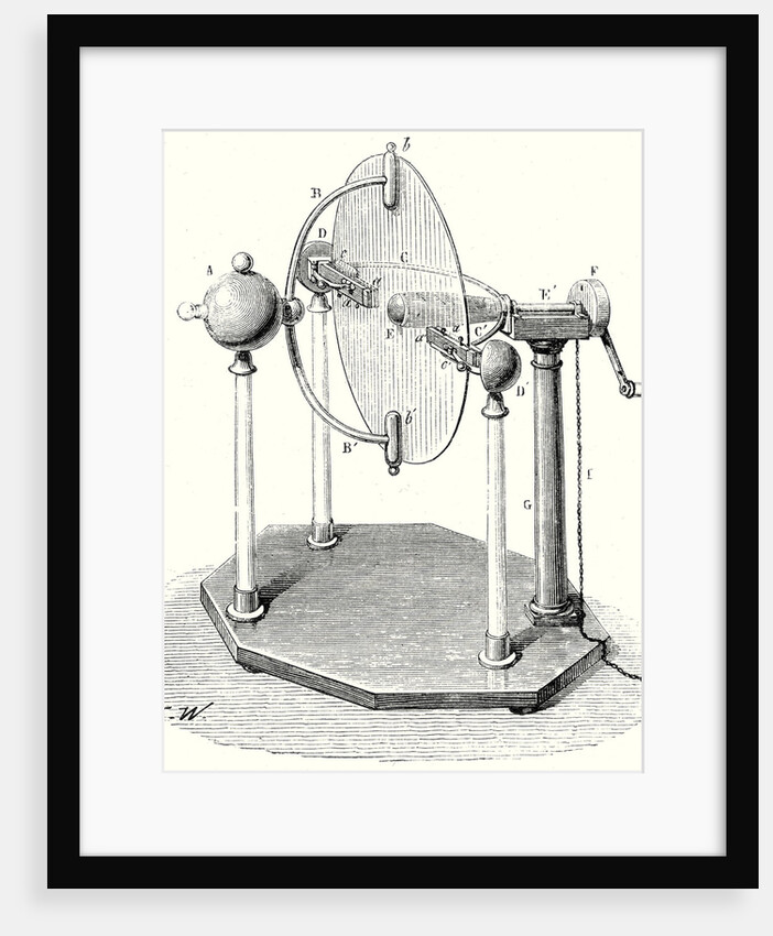 Van Marum's Electrical Machine (1780) by Anonymous