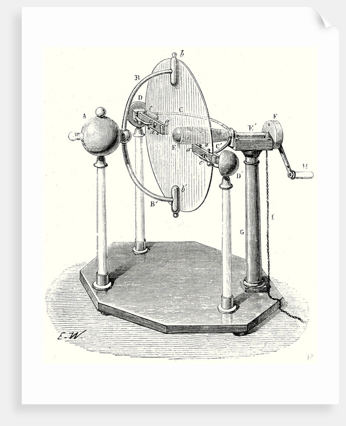 Van Marum's Electrical Machine (1780) by Anonymous