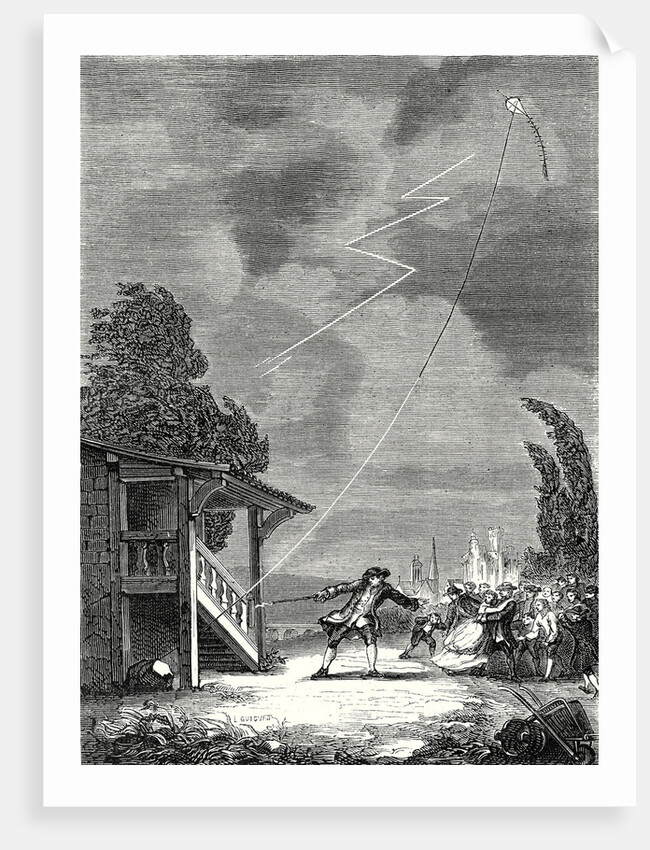 The Experiment of the Electric Kite Conducted by Romas June 7 1753 in the Alleys of the City of Nérac by Anonymous