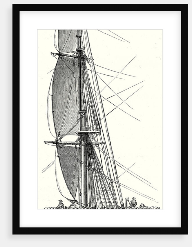 A French Ship's Lightning Rod by Anonymous