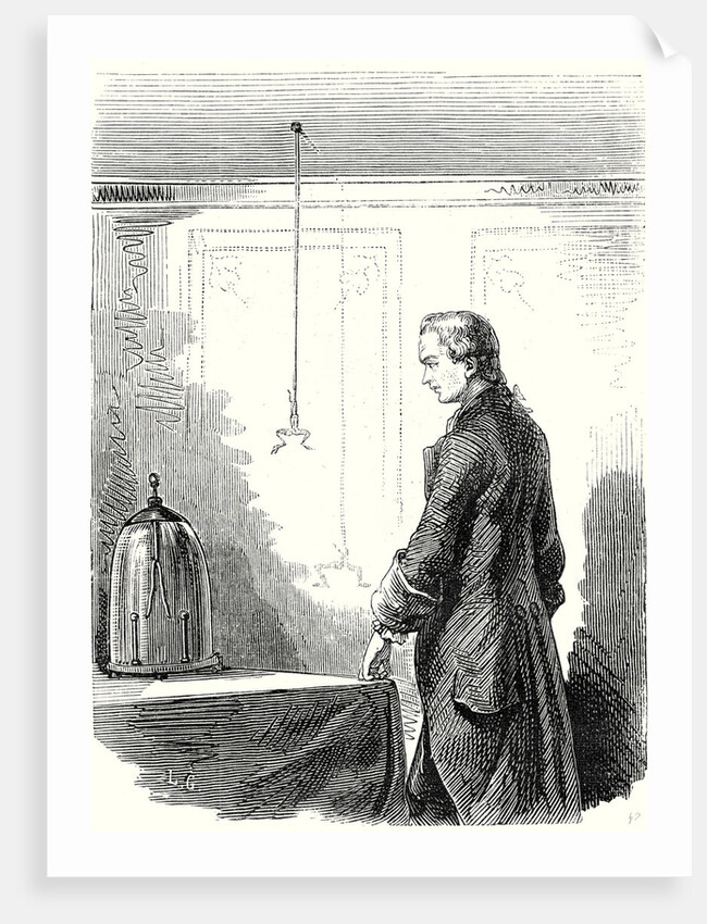 Galvani Causes Contractions in a Frog with Electricity from a Thundercloud by Anonymous