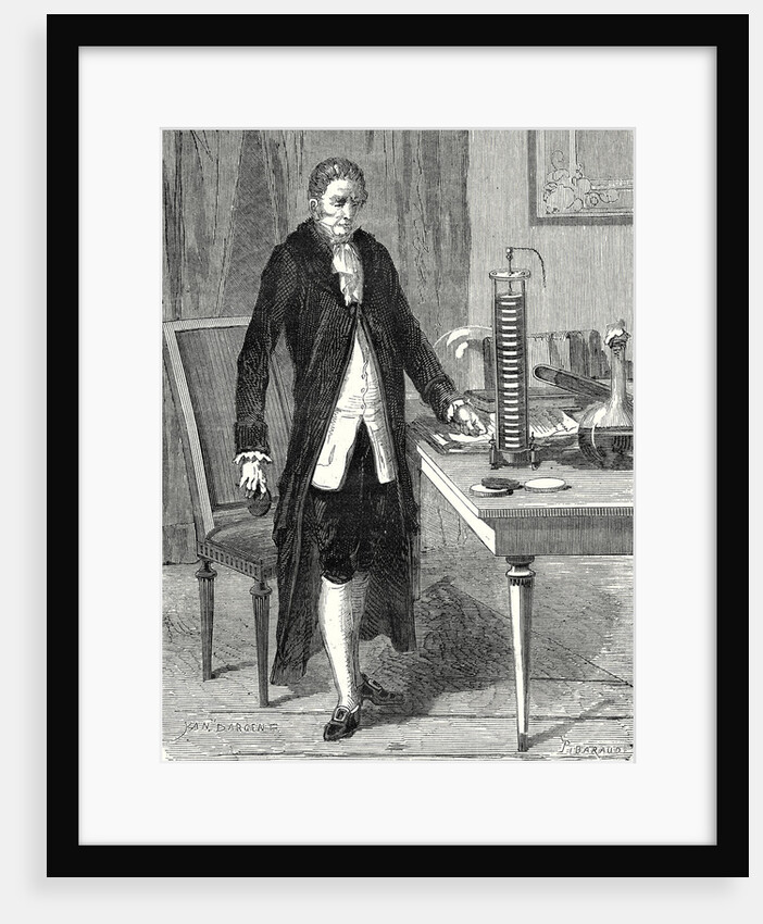 Volta Builds the Electric Motor or Electric Battery in December 1799 by Anonymous