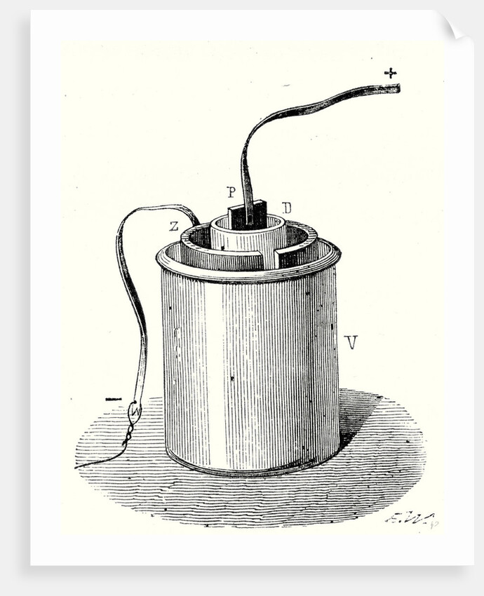 Part of Grove's Battery by Anonymous